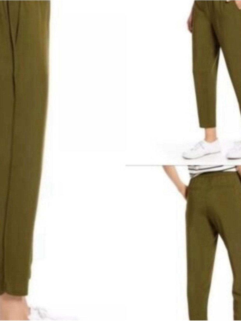 Madewell Olive Green Cropped Ankle Pants